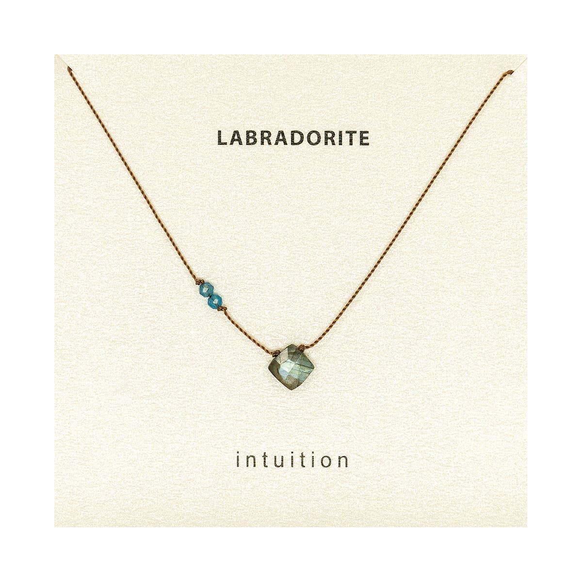 Labradorite and Apatite Intuition Necklace