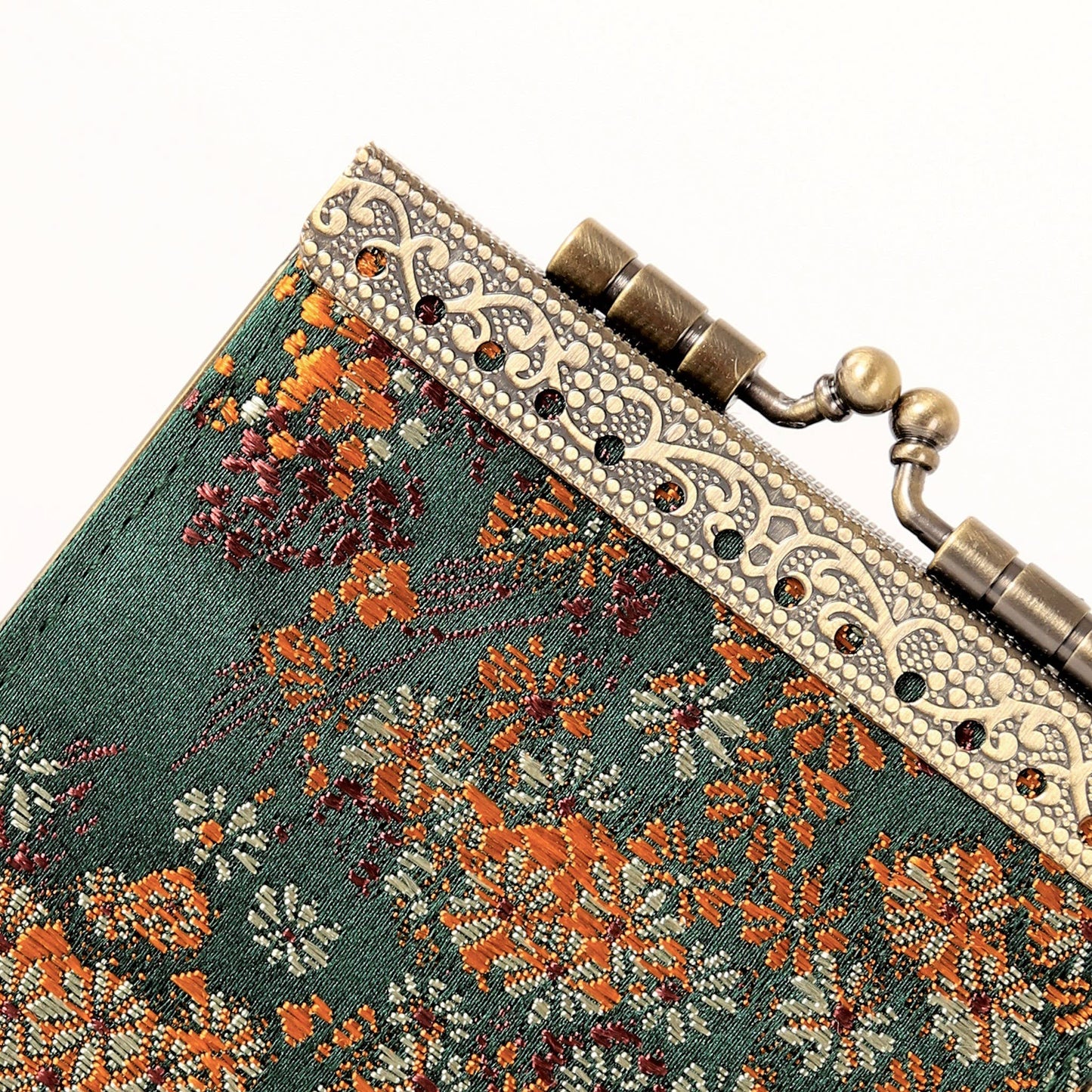 Small Floral Brocade Card Holder