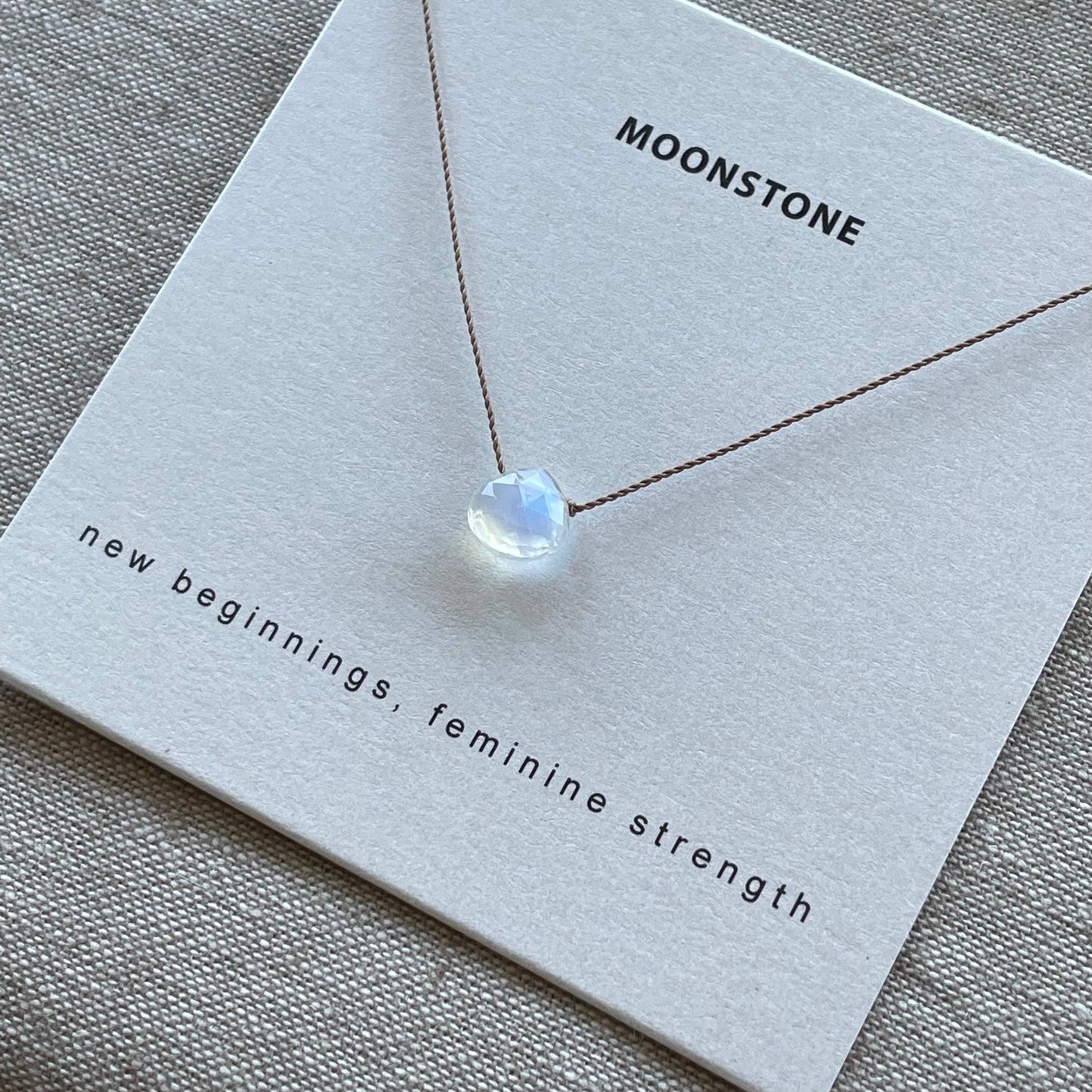 New Beginnings Rainbow Moonstone Necklace