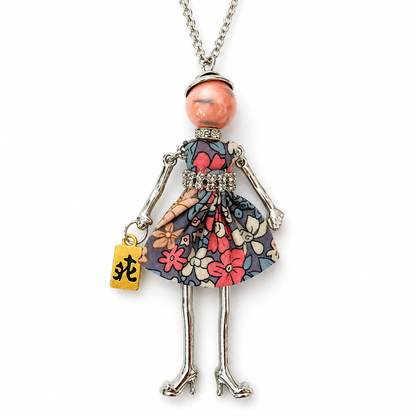 Mah-Jongg Jewelry by Patty - Mah Jongg Doll Trinket Necklace - Unique Gift for Mahjong Lovers