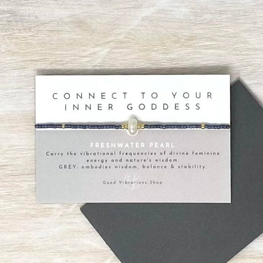 "Connect to Your Inner Goddess" Intention Bracelet