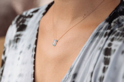 Sky Blue Topaz New Beginnings Necklace