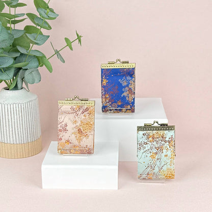 Small Floral Brocade Card Holder