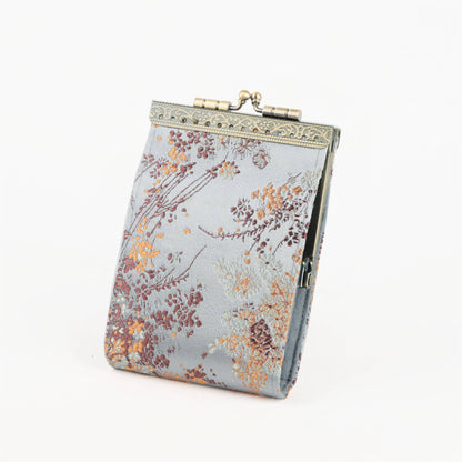 Small Floral Brocade Card Holder