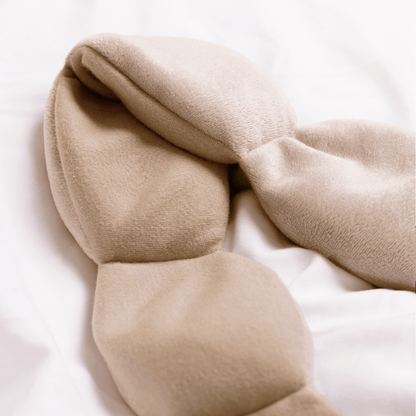 Latte Weighted Sleep Eye Mask