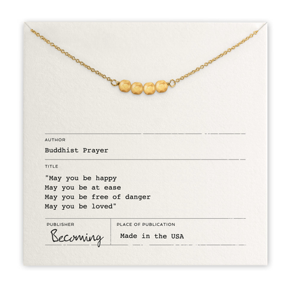 May You Be Happy Necklace