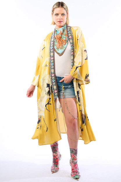 Story of the Crane Kimono