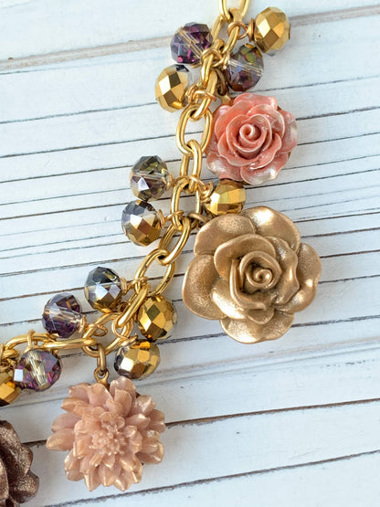 The Caramel Bouquet Necklace