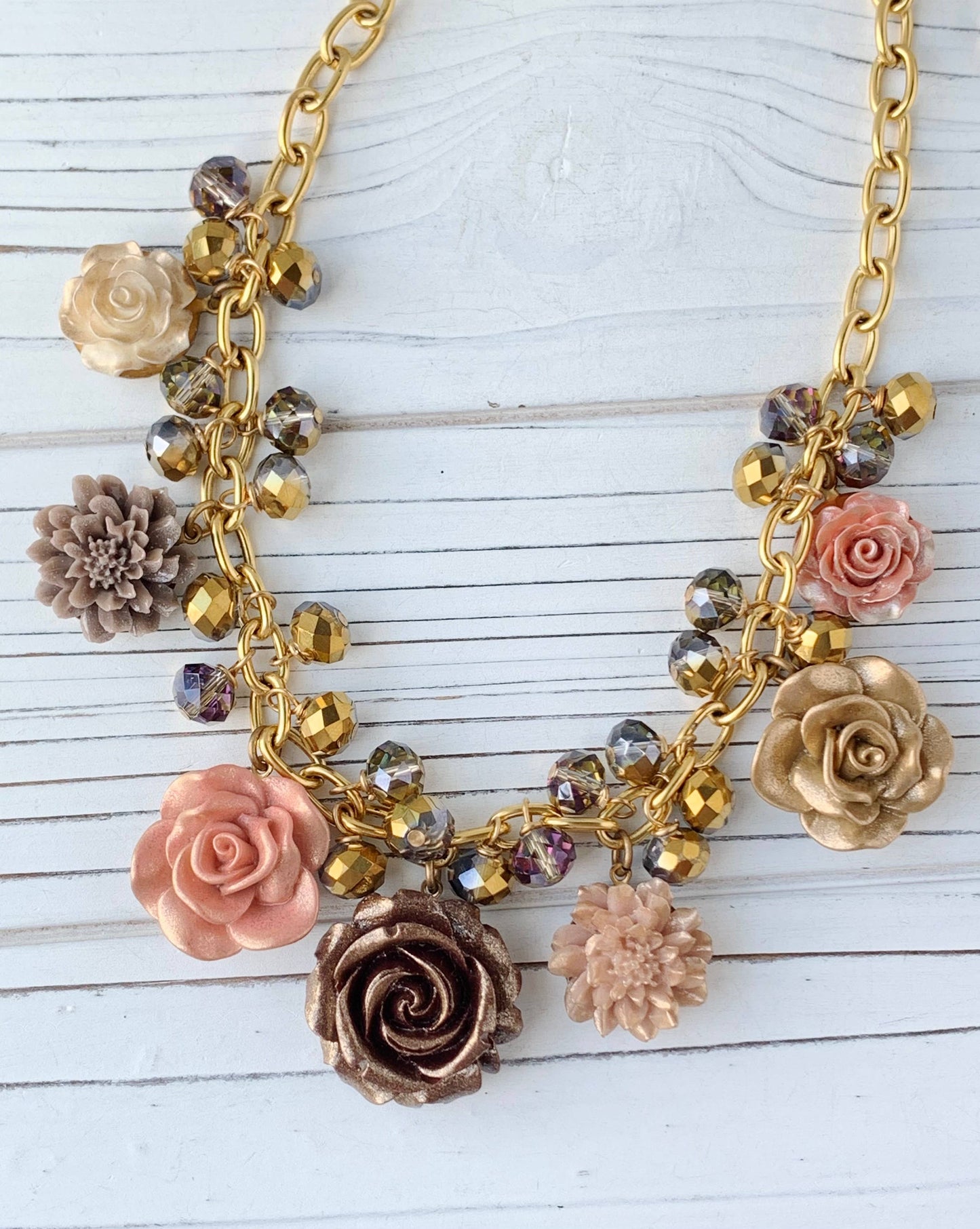 The Caramel Bouquet Necklace