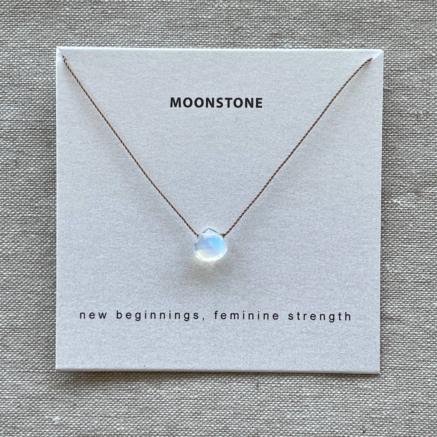 New Beginnings Rainbow Moonstone Necklace
