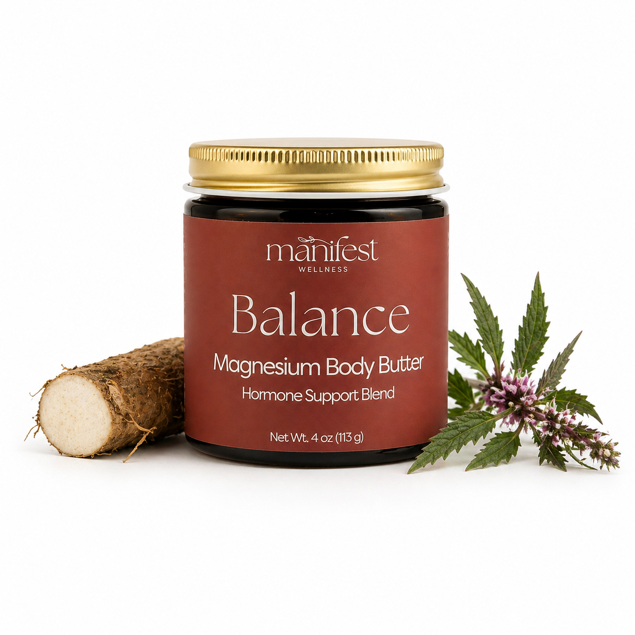 Magnesium Balance Butter Infused with Wild Yam + Motherwort
