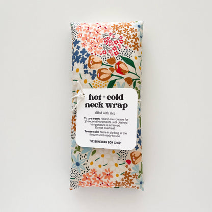 Thriving Flowerfield Hot & Cold Therapy Neck Wrap