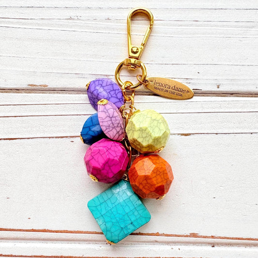 Color Burst Bag Charm