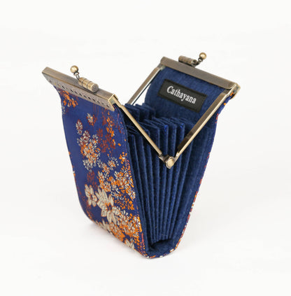 Small Floral Brocade Card Holder