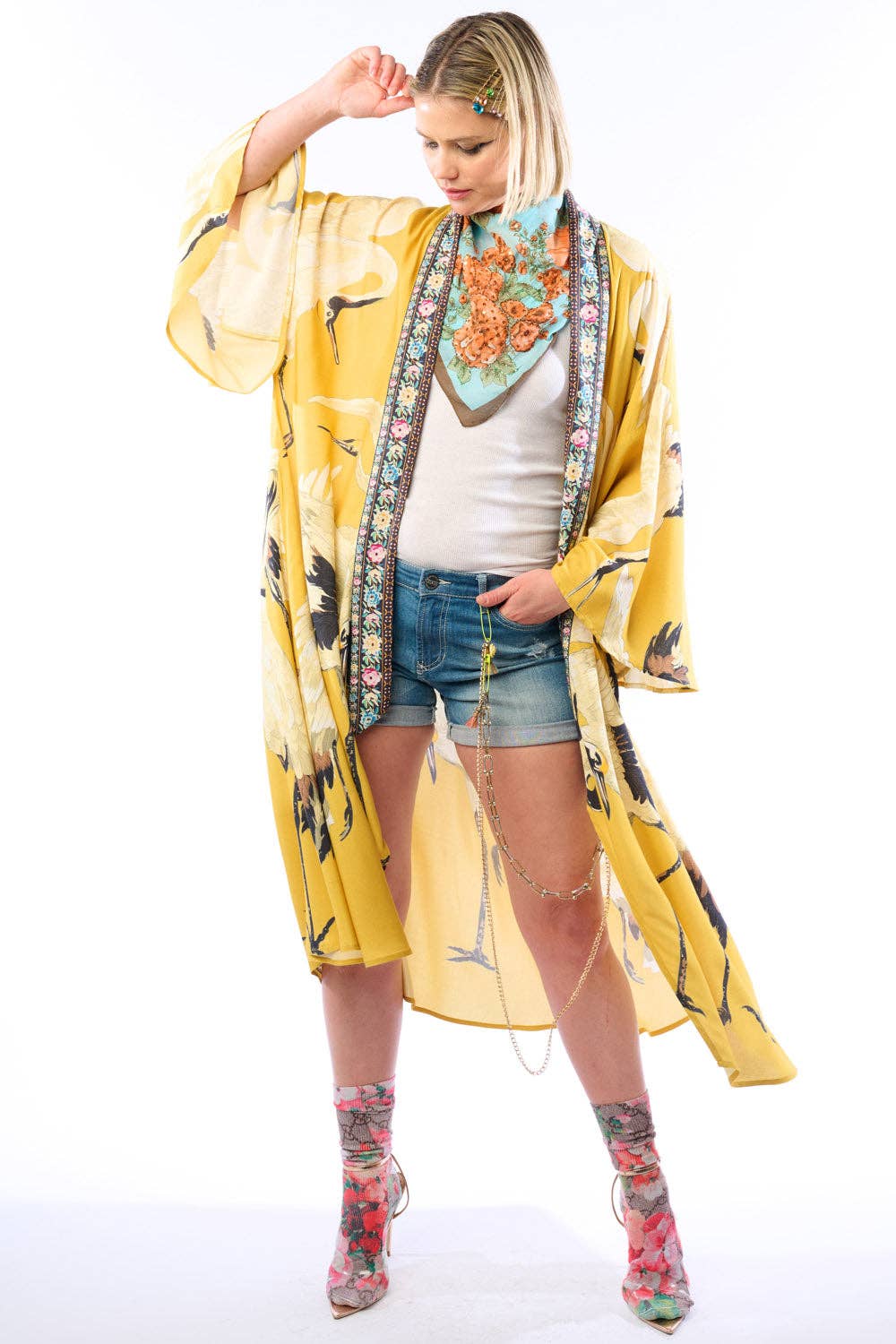Story of the Crane Kimono