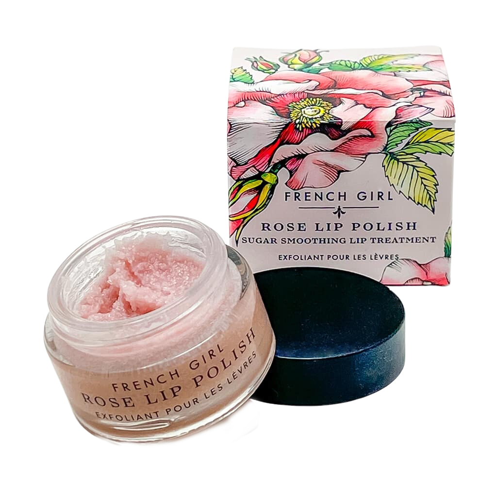 Organic Hydrating Rose Lip Polish & Scrub