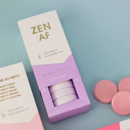 Zen AF - Aromatherapy Shower Steamers - Lavender - Set of 8