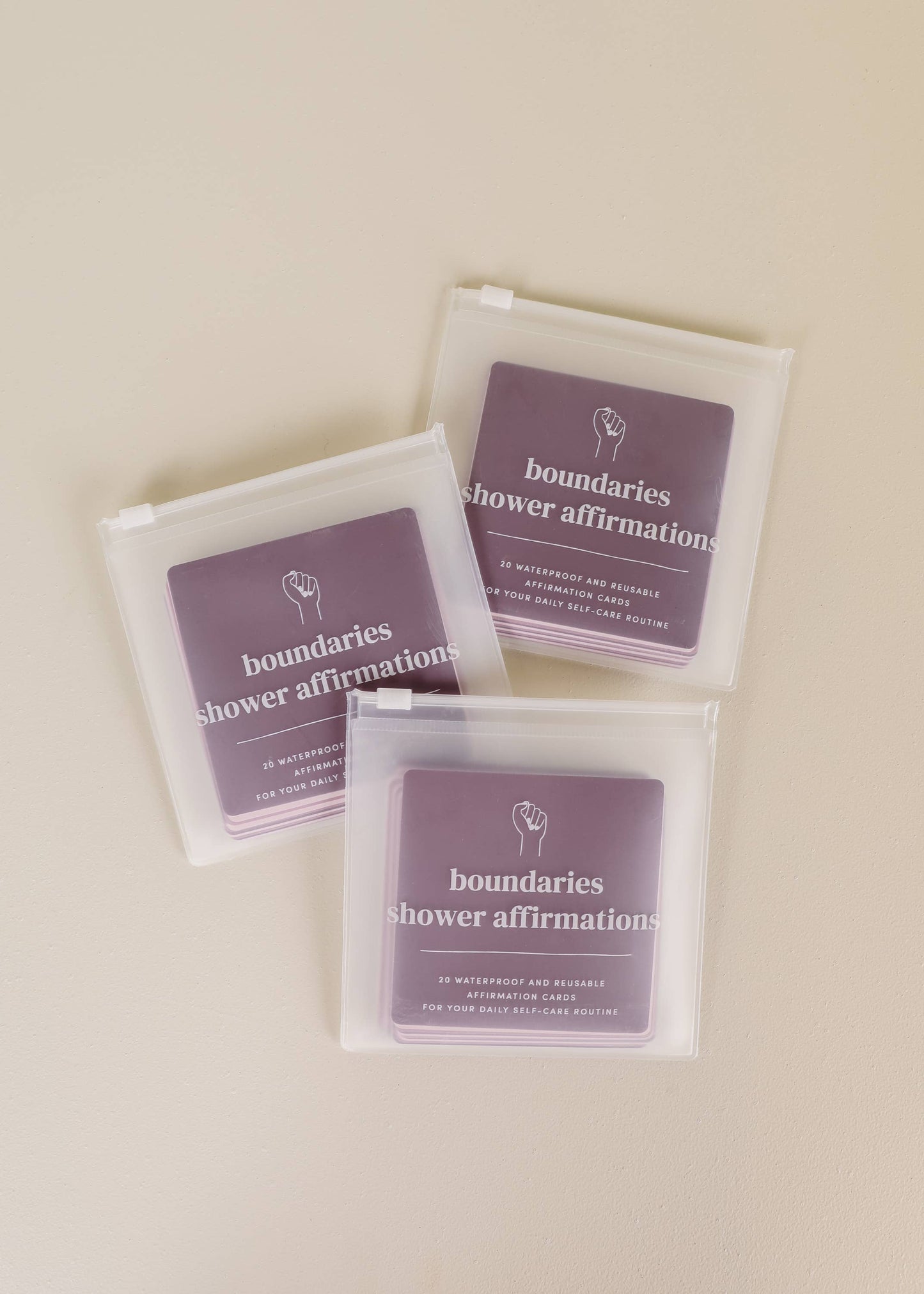 Shower Affirmation™  Boundaries Cards