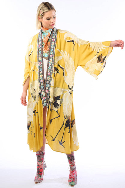 Story of the Crane Kimono