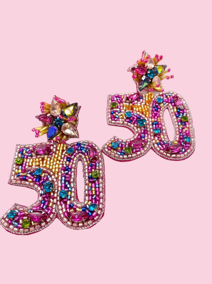 Birthday Milestone Celebration Earrings