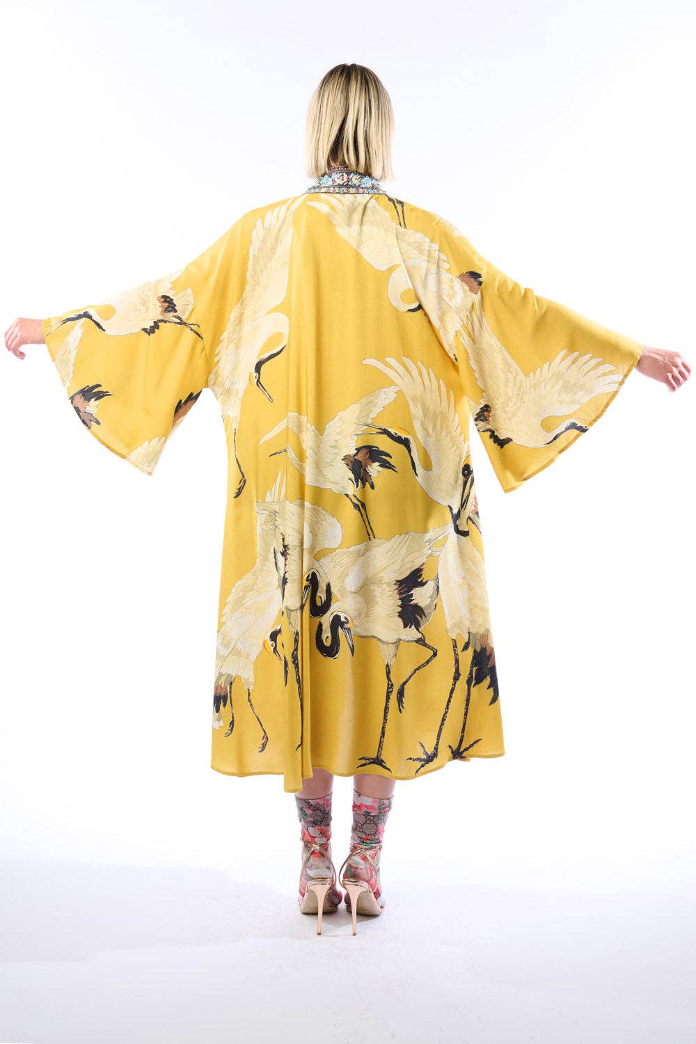 Story of the Crane Kimono