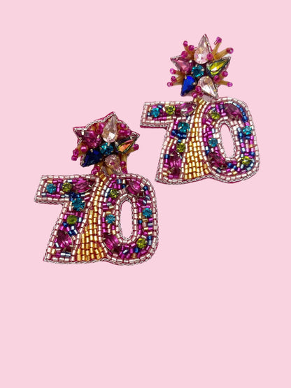 Birthday Milestone Celebration Earrings