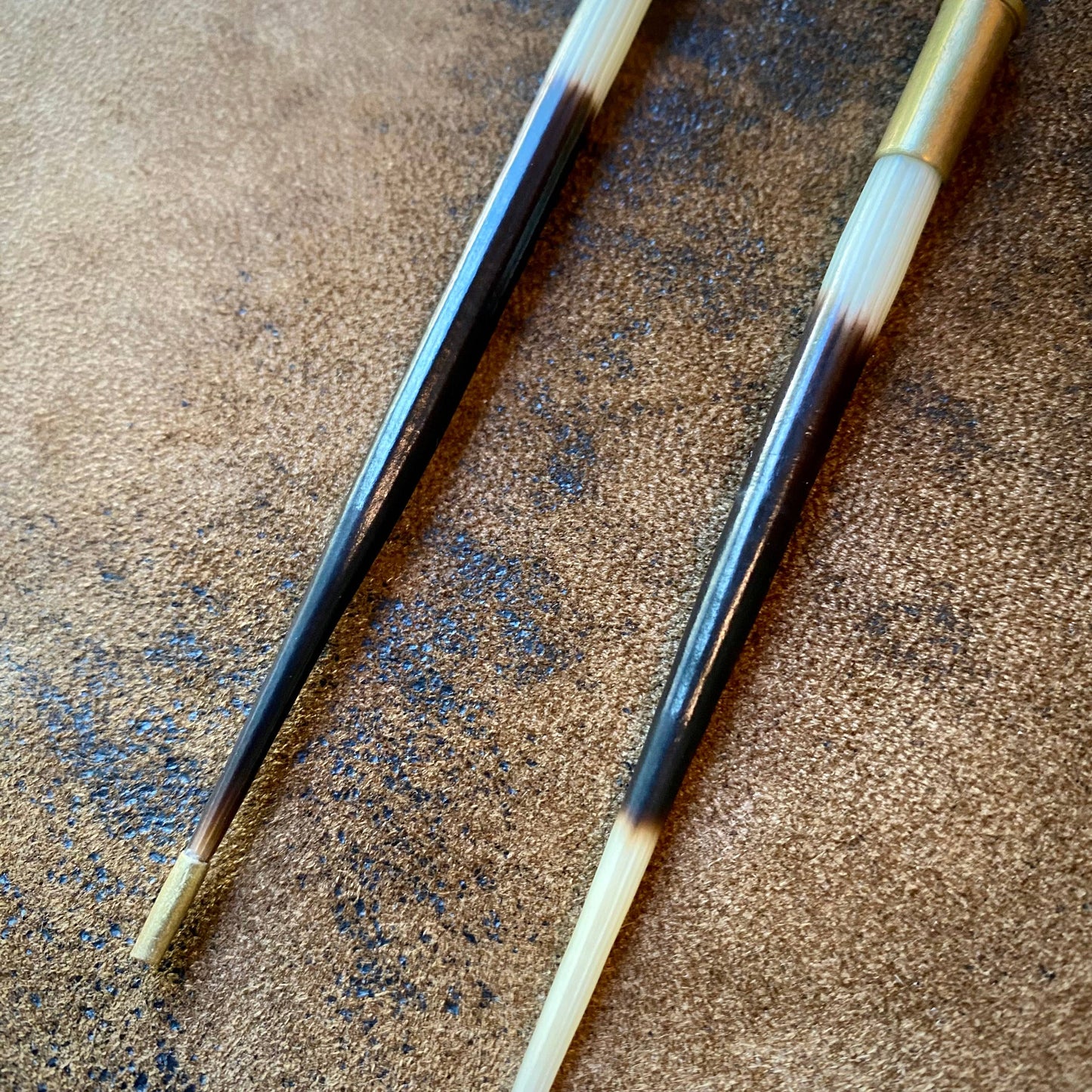Porcupine Quill in Bullet Earrings