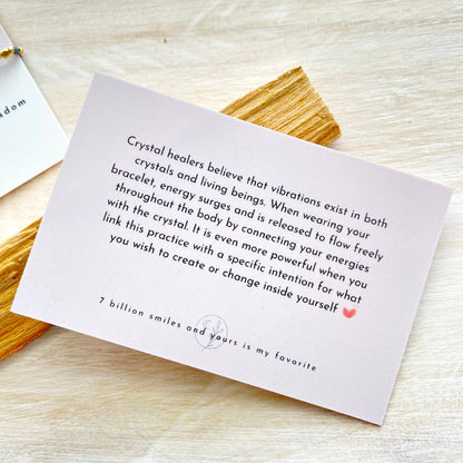 "Darling You are Magic" Intention Bracelet
