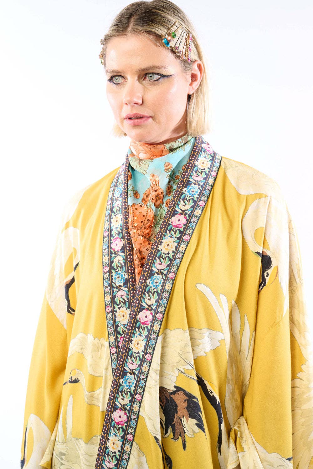Story of the Crane Kimono