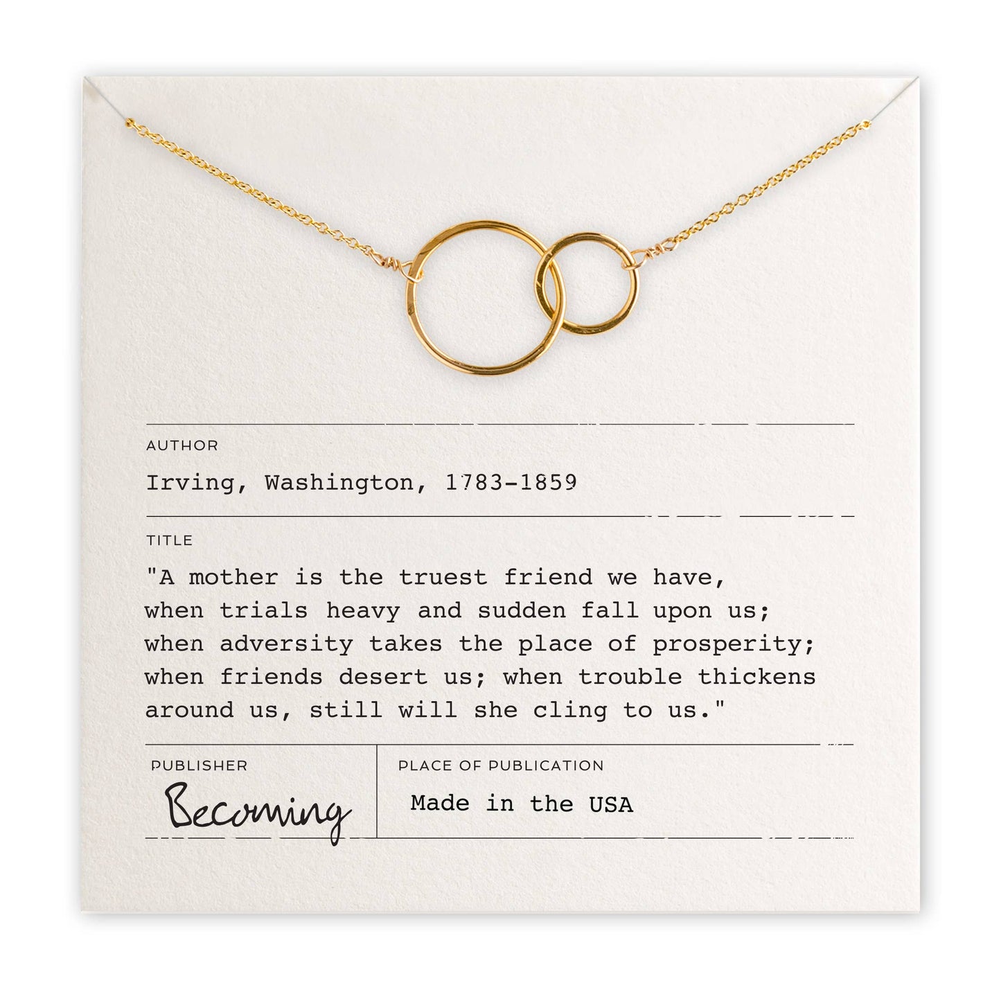 Mother Gold Necklace
