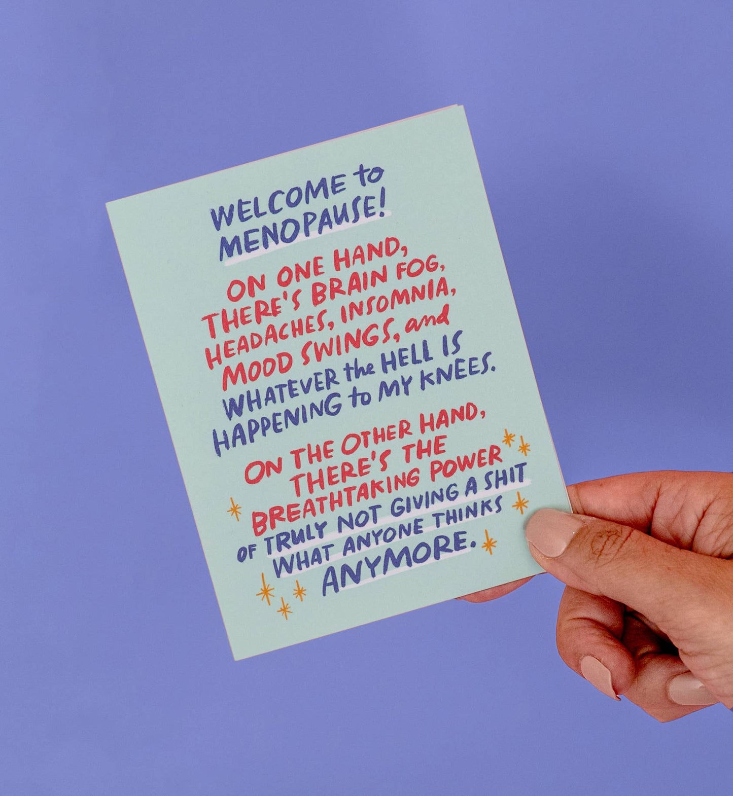 Breathtaking Power Menopause - Friendship Card