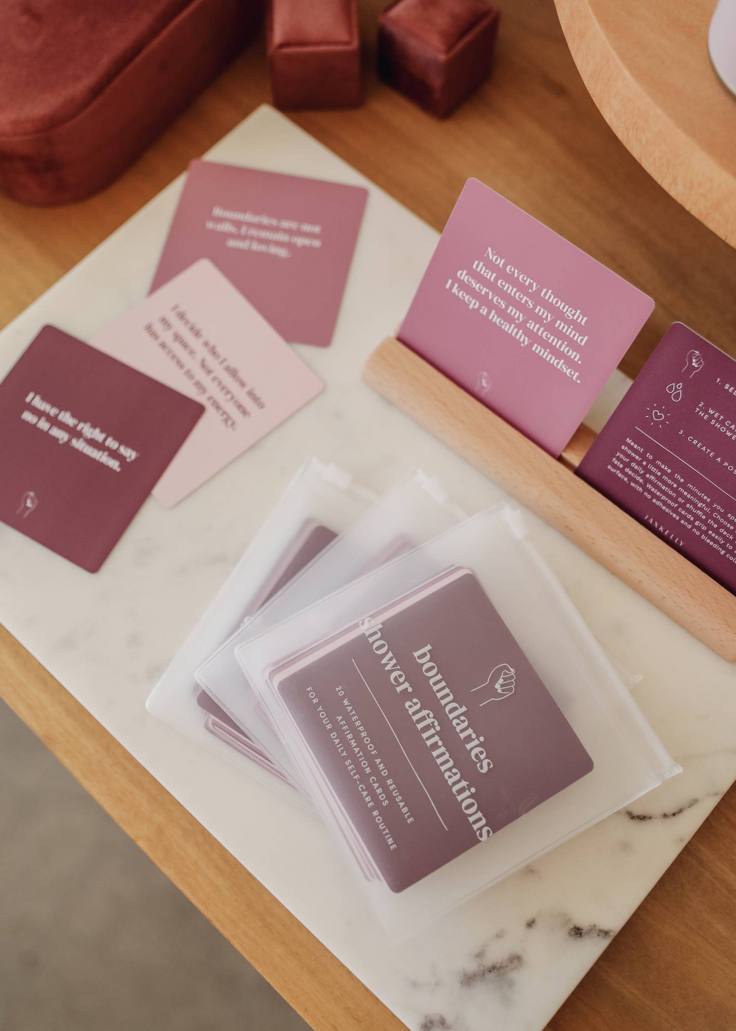 Shower Affirmation™  Boundaries Cards