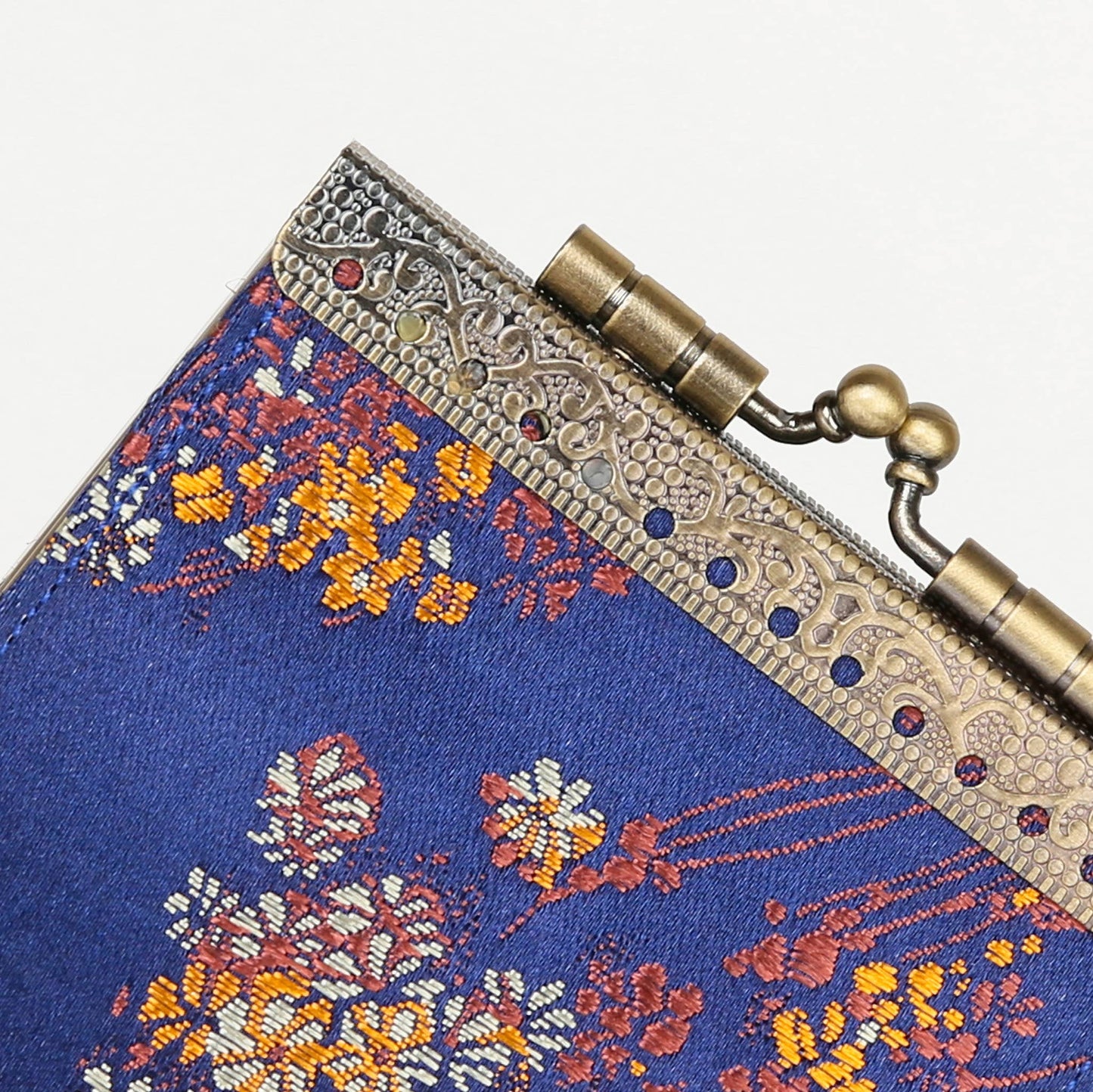 Small Floral Brocade Card Holder