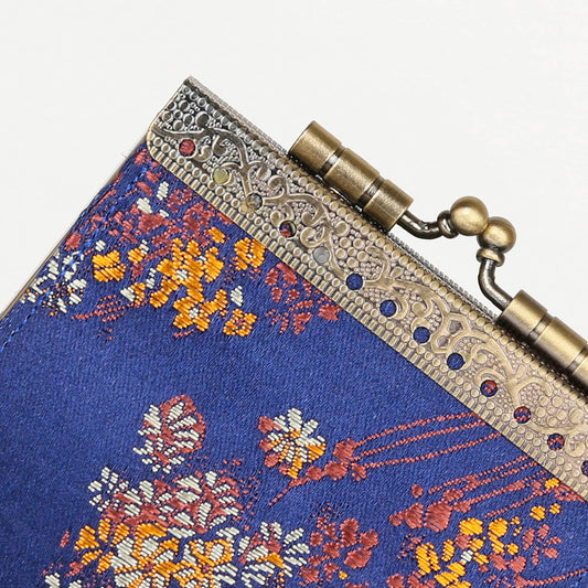 Small Floral Brocade Card Holder