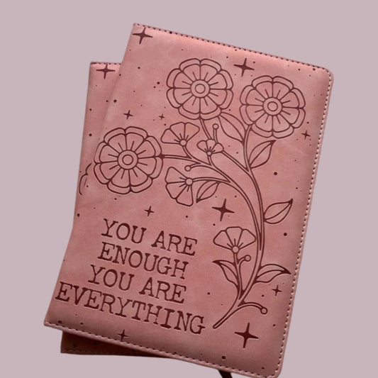 Journal You Are Enough You Are Everything - Vegan Journal