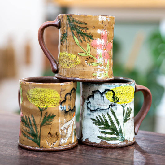 Artist Choice Floral Diner Mug