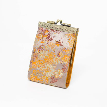 Small Floral Brocade Card Holder