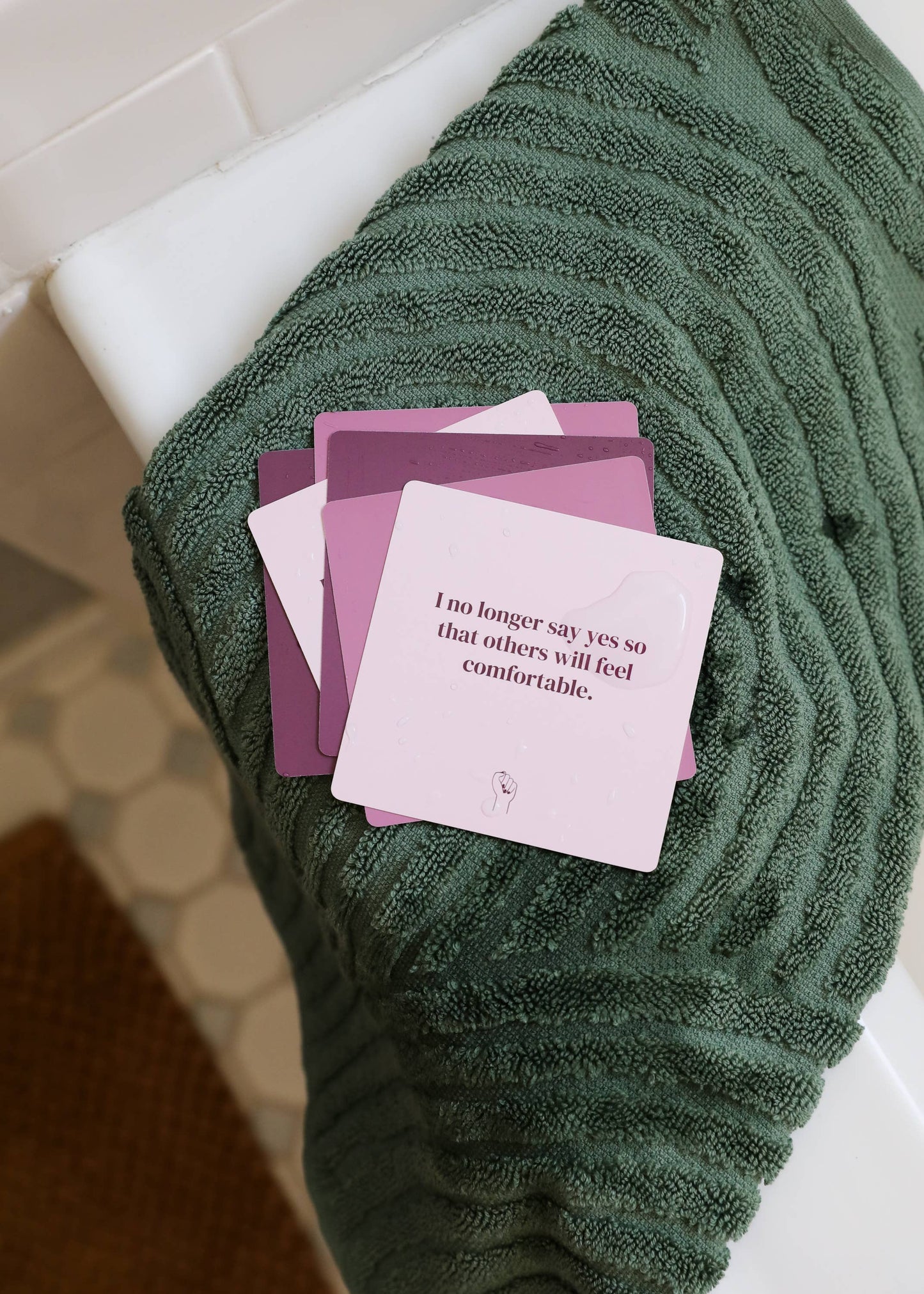 Shower Affirmation™  Boundaries Cards