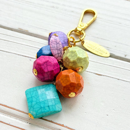 Color Burst Bag Charm