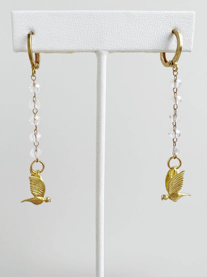Tiny Bird Earrings