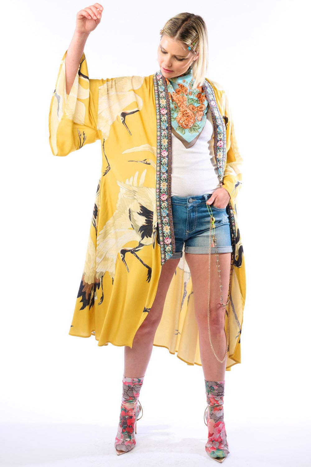 Story of the Crane Kimono