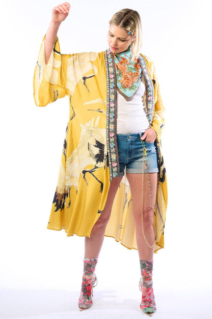 Story of the Crane Kimono